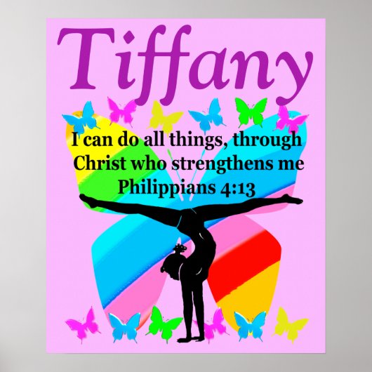 キリスト教体操ポスパーソナライズされたター ポスター (正面)