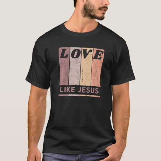 キリスト教信仰とキリスト教信仰を越える愛 Tシャツ (正面)