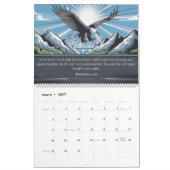 キリスト教信仰と勇気付けられる2025年カレンダー カレンダー (3月 2027)