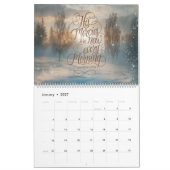 キリスト教信仰と勇気付けられる2025年カレンダー カレンダー (1月 2027)