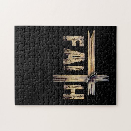 キリスト教信仰と十字架 – キリスト教信仰 ジグソーパズル (横)