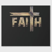 キリスト教信仰と十字架 – キリスト教信仰 ラッピングペーパー (フラット)