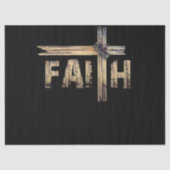 キリスト教信仰と十字架 – キリスト教信仰 薄葉紙 (正面)