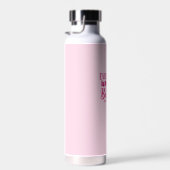 キリスト教信仰のバイブル信じバースライトピンク ウォーターボトル (右面)