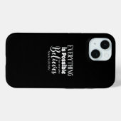 キリスト教信仰のバイブル信じバー Case-Mate iPhoneケース (裏面 (横))