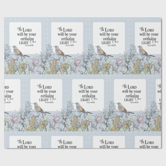 キリスト教信仰の主と軽い贈り物 ラッピングペーパー (フラット)