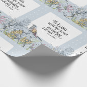 キリスト教信仰の主と軽い贈り物 ラッピングペーパー (角)