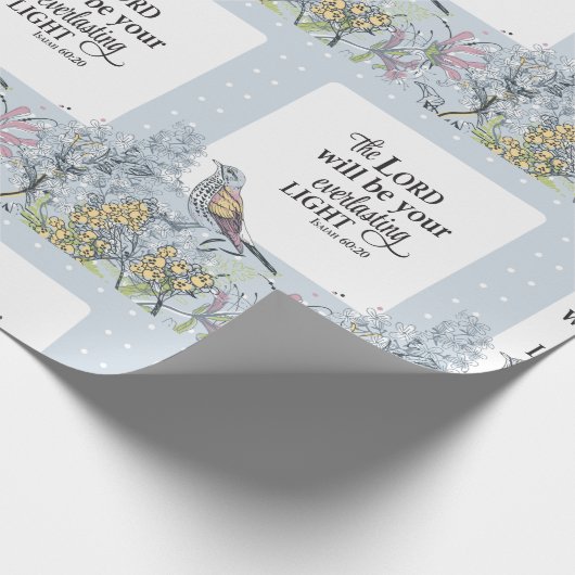 キリスト教信仰の主と軽い贈り物 ラッピングペーパー (角)