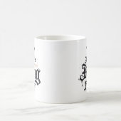 キリスト教信仰イエスは永遠に王である コーヒーマグカップ (中央)