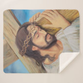 キリスト教信仰イエス・キリスト シェルパブランケット (正面(横))