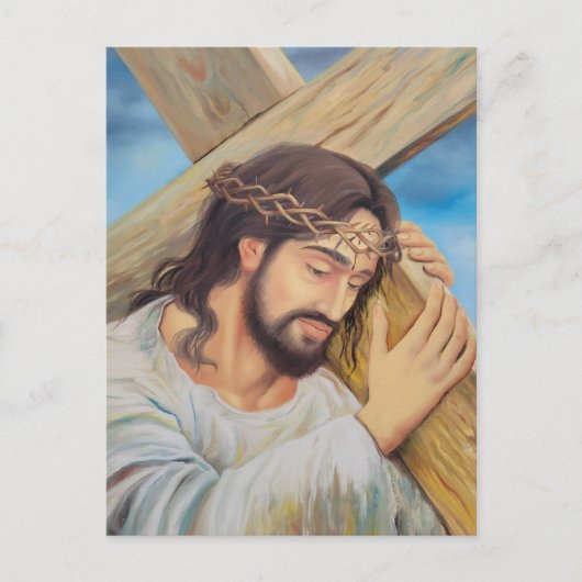 キリスト教信仰イエス・キリスト シーズンポストカード (正面)