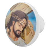 キリスト教信仰イエス・キリスト セラミックノブ (右)