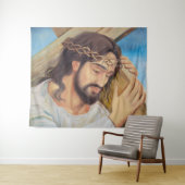 キリスト教信仰イエス・キリスト タペストリー (インサイチュ(横))