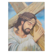 キリスト教信仰イエス・キリスト テーブルクロス (正面)