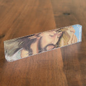 キリスト教信仰イエス・キリスト デスクネームプレート (側面)