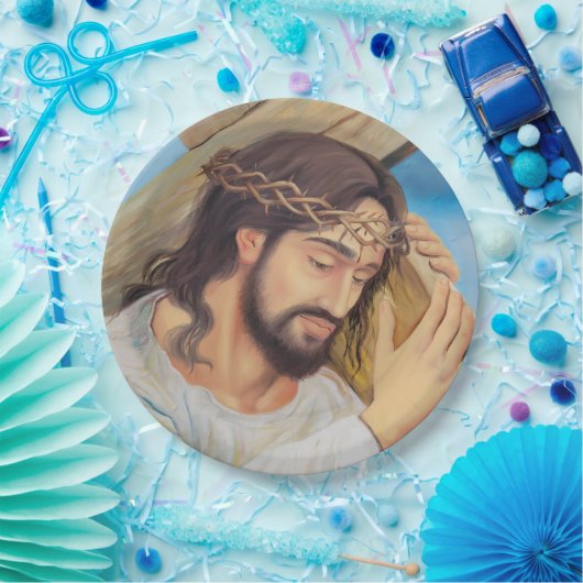 キリスト教信仰イエス・キリスト ペーパープレート (パーティー)