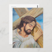 キリスト教信仰イエス・キリスト ポストカード (正面/裏面)