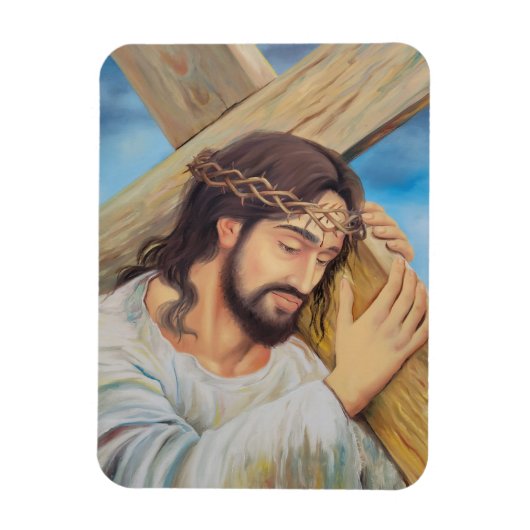 キリスト教信仰イエス・キリスト マグネット (縦)