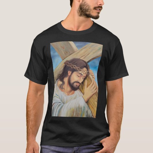 キリスト教信仰イエス・キリスト Tシャツ (正面)
