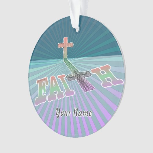 キリスト教信仰クロス オーナメント (正面)