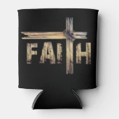キリスト教信仰クロス – キリスト教の賜物 缶クーラー (正面)