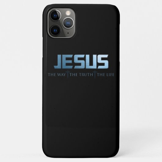 キリスト教信仰バイブル聖句： Way Truth Life Jesus Case-Mate iPhoneケース (裏面)