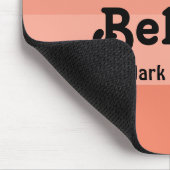 キリスト教信仰信じ聖句サーモン マウスパッド (コーナー)