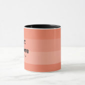 キリスト教信仰信じ聖句サーモン マグカップ (中央)