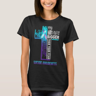 キリスト教信仰引用文精神保健自殺Pr Tシャツ