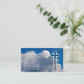 キリスト教信仰情報相 名刺 (スタンド正面)