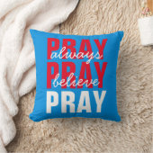 キリスト教信仰感動的の言葉装飾用クッション クッション (ブランケット)