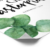 キリスト教信仰神の最高傑作ユーカリ聖書 ポスター (角)