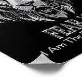 キリスト教信仰,イエス,イェスワ, Tシャツの贈り物 – Fe ポスター (角)