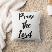 キリスト教信仰：主を賛美する クッション (ブランケット)