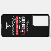 キリスト教信者に変装したミュージシャン信者 SAMSUNG GALAXYケース (左側面)