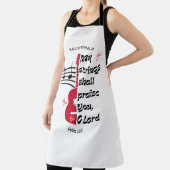 キリスト教信者は我が糸を白くして賛美せん エプロン (インサイチュ)