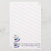 キリスト教信者は汝を覆う 便箋 (正面/裏面)