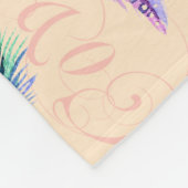 キリスト教信者は祈りの言葉を覆う フリースブランケット (角)