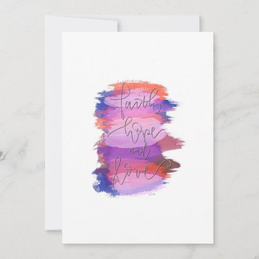 キリスト教信者カード、グリーテ感動的ィングカード 招待状 (正面)