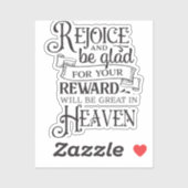 キリスト教信者感動的 シール (シート)