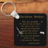 キリスト教兵士 キーホルダー (正面)