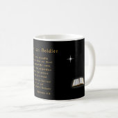 キリスト教兵士 コーヒーマグカップ (正面右)