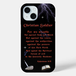 キリスト教兵士 iPhone 15ケース