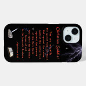 キリスト教兵士 Case-Mate iPhoneケース (裏面 (横))