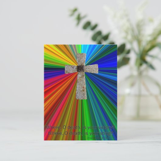 キリスト教勇気付けられるはがき ポストカード (スタンド正面)