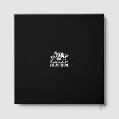 キリスト教動機デザイン – 信仰、愛、行動 ゲストブック (裏面)