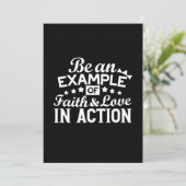 キリスト教動機デザイン – 信仰、愛、行動 シーズンカード (スタンド正面)