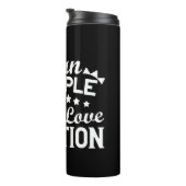 キリスト教動機デザイン – 信仰、愛、行動 タンブラー (回転右)