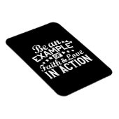 キリスト教動機デザイン – 信仰、愛、行動 マグネット (右側)