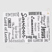 キリスト教十七名 ゴルフタオル (横)